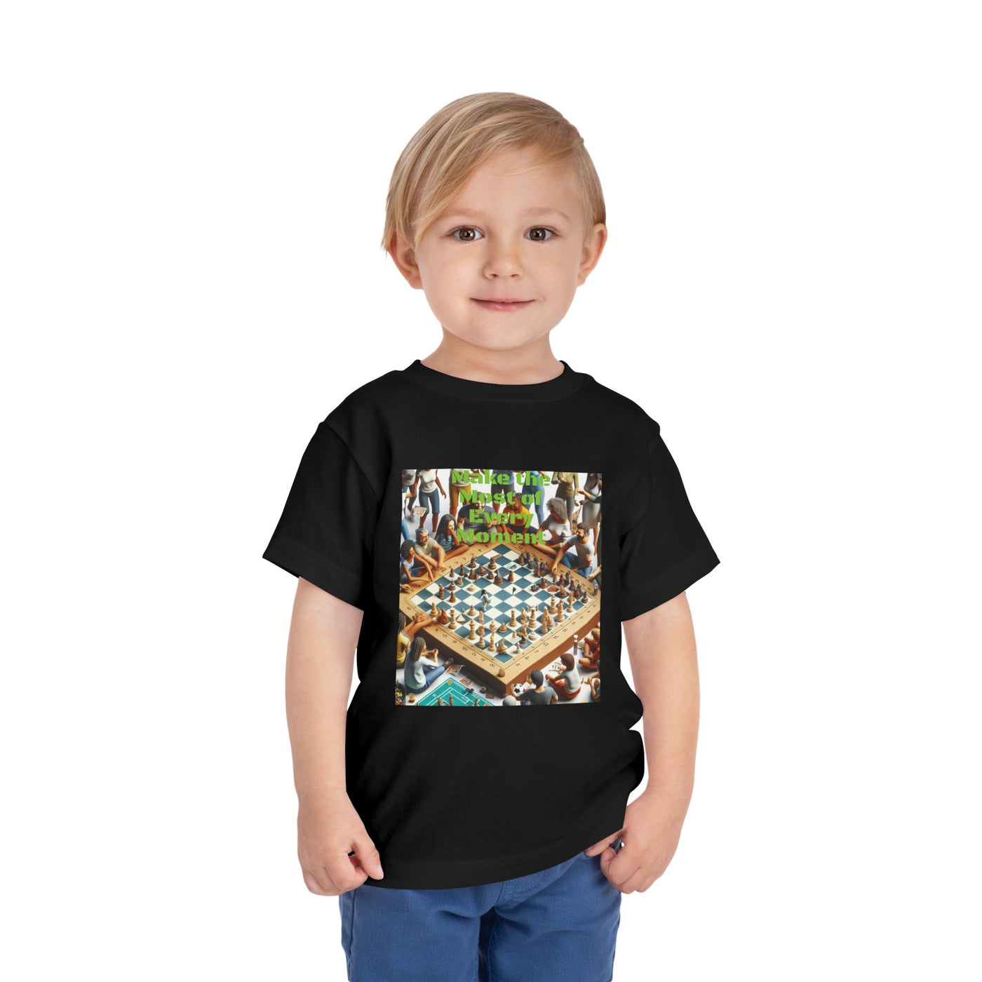 Inspirational Toddler Tee - "All Life is Precious" & "Hustle League's Empire"