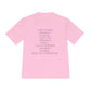 Camiseta unisex absorbente de humedad HLE - Camiseta con cita inspiradora