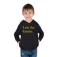 HLE Toddler Fleece Hoodie - I Am the Future & Hustle's League Design