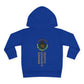 Empowering Toddler Fleece Hoodie - "I Eat Peer Pressure"