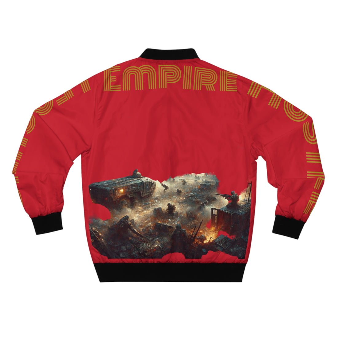 Red HLE Bomber Jacket - Cafe Design
