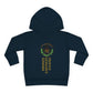 Empowering Toddler Fleece Hoodie - "I Eat Peer Pressure"
