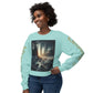 Unisex Lightweight Crewneck Sweatshirt - 'Empire Hustle' Urban Art Design