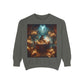 Mystic Candlelight Unisex Garment-Dyed Sweatshirt with Tarot Design