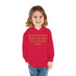 HLE Toddler Fleece Hoodie - "Respect the Hustle" Inspirational Design