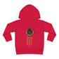 Empowering Toddler Fleece Hoodie - "I Eat Peer Pressure"