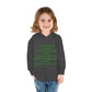 Empowering Toddler Fleece Hoodie - "I Eat Peer Pressure"