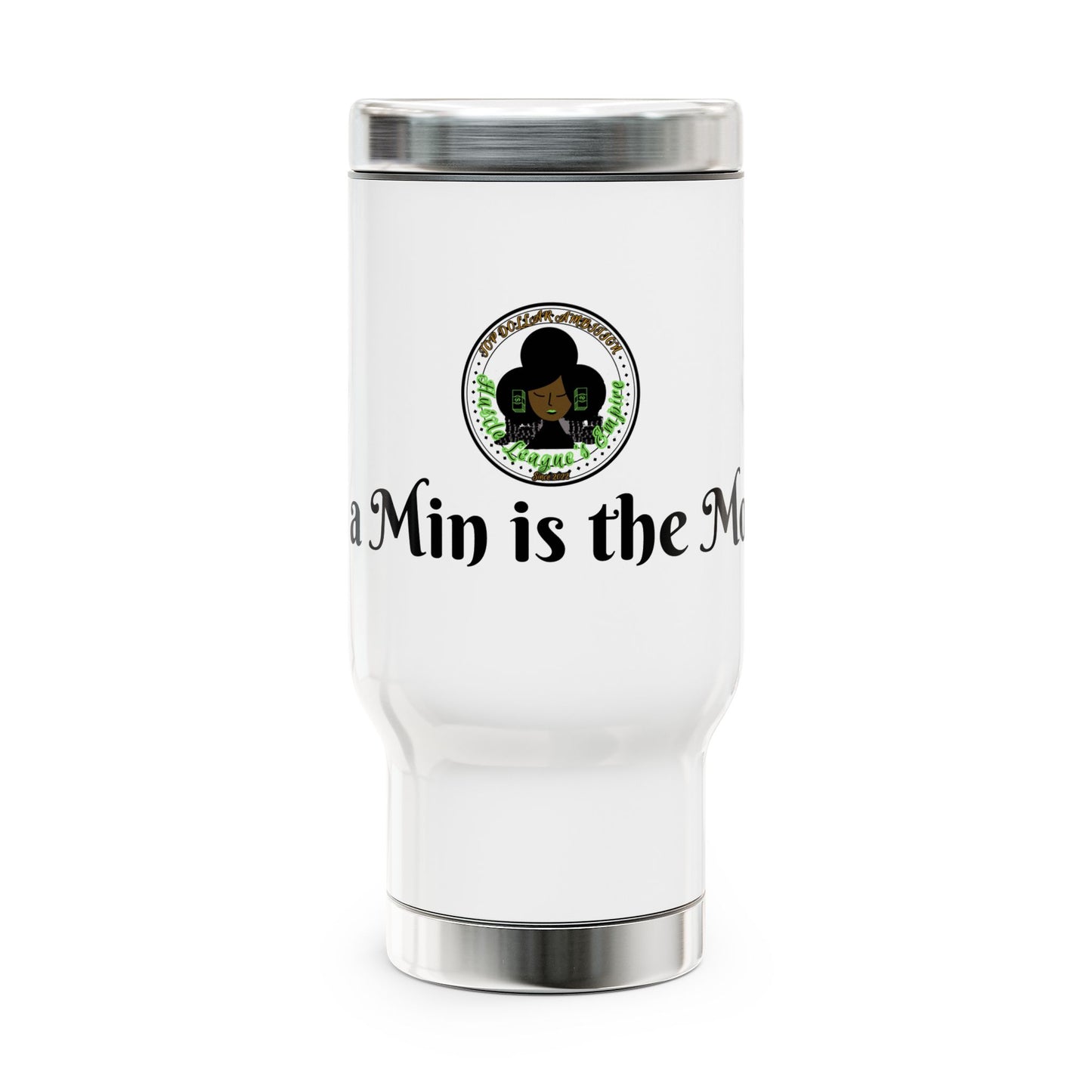 Taza de viaje de acero inoxidable HLE: "13 dólares por minuto es el mínimo"