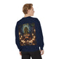 Mystic Candlelight Unisex Garment-Dyed Sweatshirt with Tarot Design