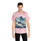 Camiseta unisex con vista a la montaña colorida: perfecta para los amantes de la naturaleza