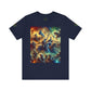 Camiseta unisex Epic HLE: gráfico llamativo en la parte delantera y motivación en la espalda