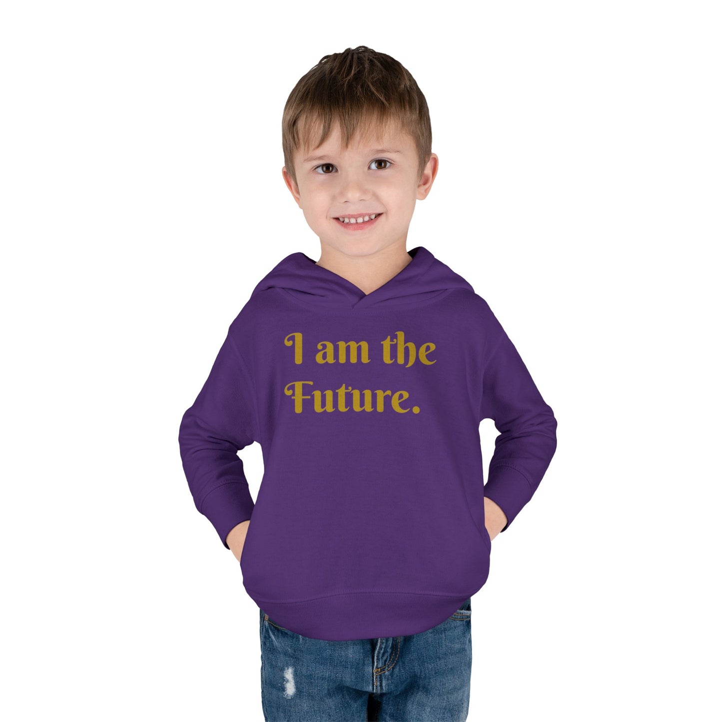 HLE Toddler Fleece Hoodie - I Am the Future & Hustle's League Design