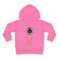 Cute Bear Toddler Hoodie - Cozy Fleece Pullover with 'Hustle' Design