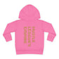 HLE Toddler Fleece Hoodie - I Am the Future & Hustle's League Design