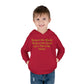 HLE Toddler Fleece Hoodie - "Respect the Hustle" Inspirational Design
