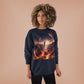 Hustle League's Empire Unisex EcoSmart Crewneck Sweatshirt - Motivational Vintage Style