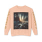 Unisex Lightweight Crewneck Sweatshirt - 'Empire Hustle' Urban Art Design