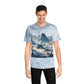Camiseta unisex con vista a la montaña colorida: perfecta para los amantes de la naturaleza