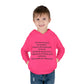 Empowering Toddler Fleece Hoodie - "I Eat Peer Pressure"