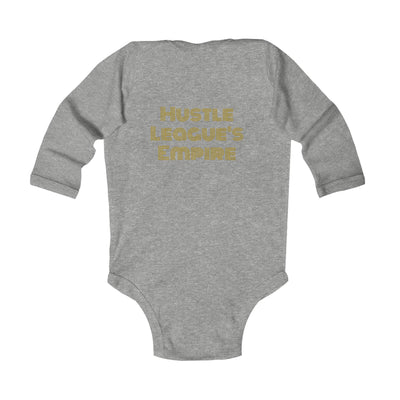 Cute Infant Long Sleeve Bodysuit - 'My Pride and Joy' & 'Hustle League's Empire' Designs
