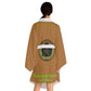 Brown HLE Long Sleeve Kimono Robe - Hustlers Cherish Them - Respect the Hustle - Perfect for Relaxation and Self-Care