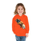 Cute Bear Toddler Hoodie - Cozy Fleece Pullover with 'Hustle' Design