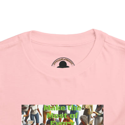 Inspirational Toddler Tee - "All Life is Precious" & "Hustle League's Empire"