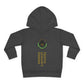 Cute Bear Toddler Hoodie - Cozy Fleece Pullover with 'Hustle' Design