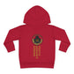 Empowering Toddler Fleece Hoodie - "I Eat Peer Pressure"