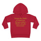 HLE Toddler Fleece Hoodie -  Inspirational Design