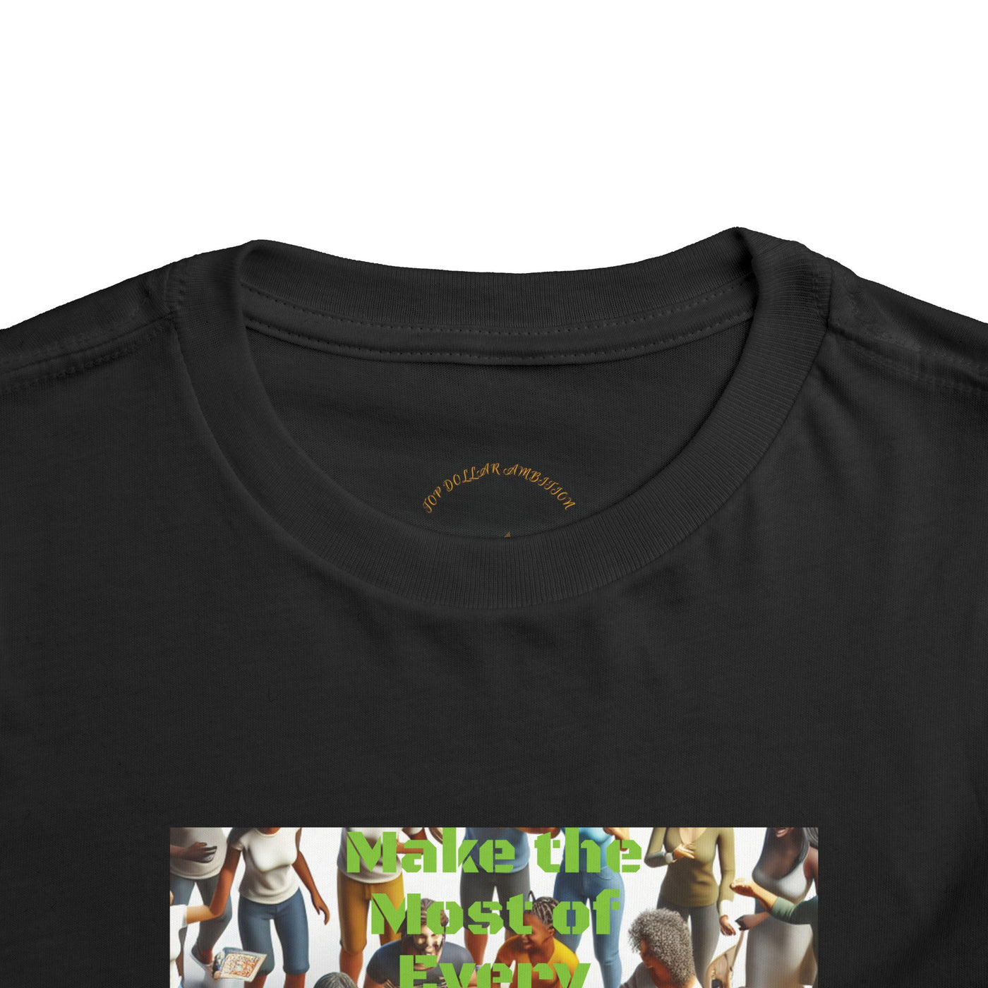 Inspirational Toddler Tee - "All Life is Precious" & "Hustle League's Empire"