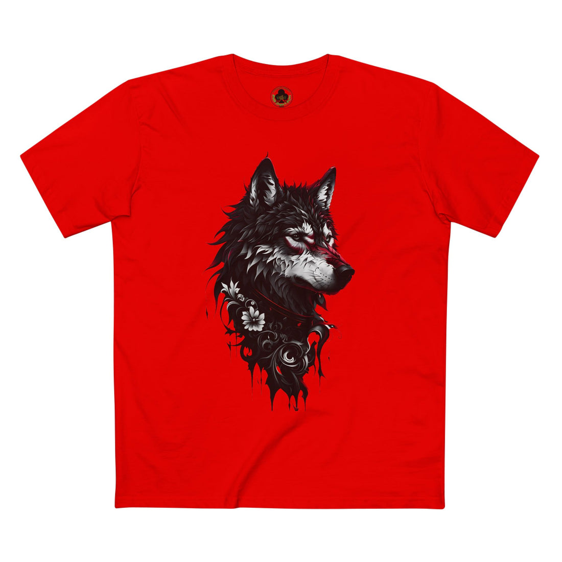 HLE Wild Spirit Graphic Tee - Fierce Wolf & Tiger Design