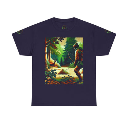Hustle League's Empire Unisex Heavy Cotton Tee - Vintage Hunting Graphic T-Shirt