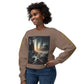 Unisex Lightweight Crewneck Sweatshirt - 'Empire Hustle' Urban Art Design