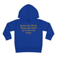 HLE Toddler Fleece Hoodie - "Respect the Hustle" Inspirational Design