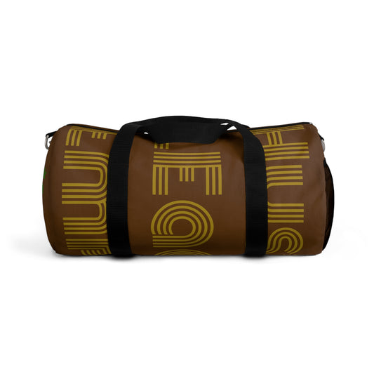 HLE Brown Duffel Bag- Perfect for Travel and Gym