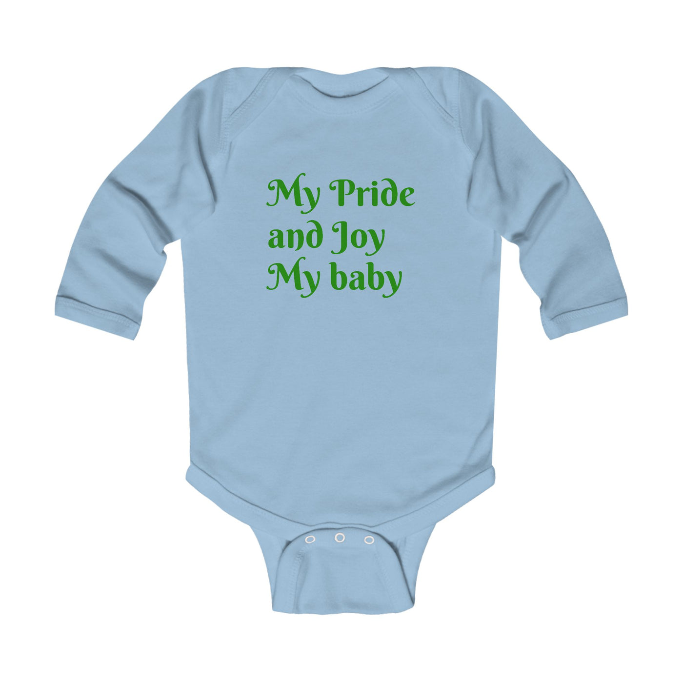 Cute Infant Long Sleeve Bodysuit - 'My Pride and Joy' & 'Hustle League's Empire' Designs