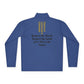 Unisex Quarter-Zip Pullover - Hustle Empire with Motivational Quotes
