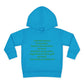 Empowering Toddler Fleece Hoodie - "I Eat Peer Pressure"