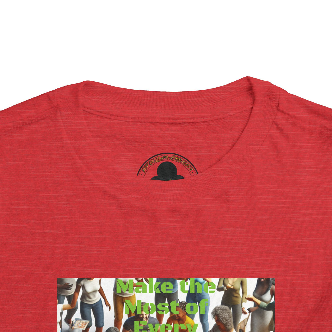 Inspirational Toddler Tee - "All Life is Precious" & "Hustle League's Empire"