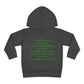 Empowering Toddler Fleece Hoodie - "I Eat Peer Pressure"