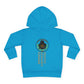 Empowering Toddler Fleece Hoodie - "I Eat Peer Pressure"