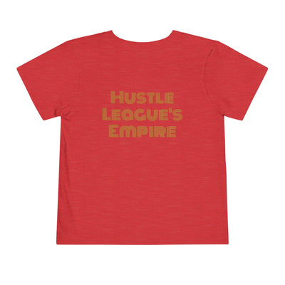 Inspirational Toddler Tee - "All Life is Precious" & "Hustle League's Empire"