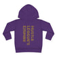 HLE Toddler Fleece Hoodie - "Respect the Hustle" Inspirational Design