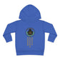 Empowering Toddler Fleece Hoodie - "I Eat Peer Pressure"