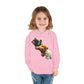 Cute Bear Toddler Hoodie - Cozy Fleece Pullover with 'Hustle' Design
