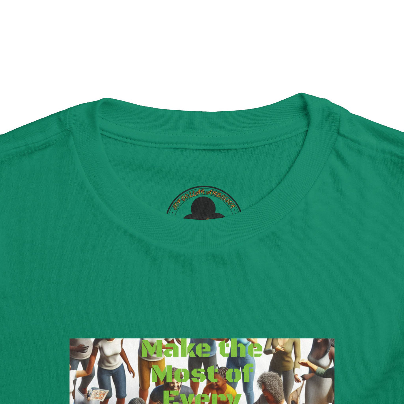 Inspirational Toddler Tee - "All Life is Precious" & "Hustle League's Empire"