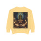 Mystic Candlelight Unisex Garment-Dyed Sweatshirt with Tarot Design
