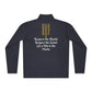 Unisex Quarter-Zip Pullover - Hustle Empire with Motivational Quotes