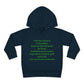 Empowering Toddler Fleece Hoodie - "I Eat Peer Pressure"